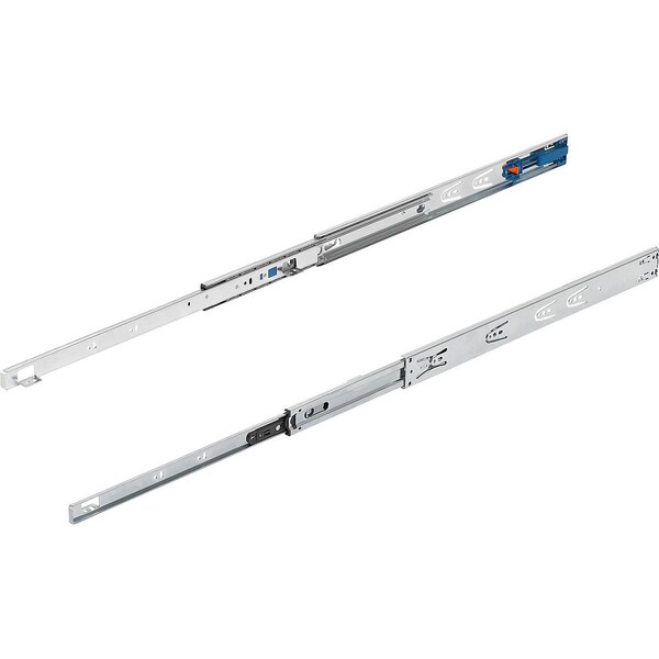 Telescopic Rail L=690 12, 7X46, Full Extension S=690, Fp=35, Steel Zinc-Plated, Surface Mount,